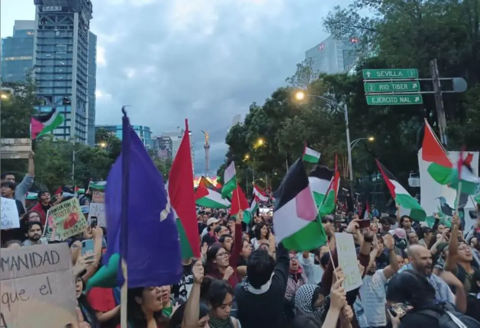 Manifestaciones pro palestina