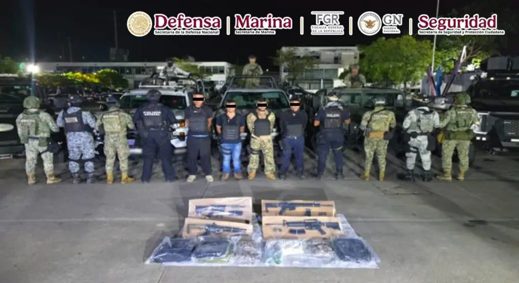 Detienen a cuatro implicados en cobro de piso en Tabasco