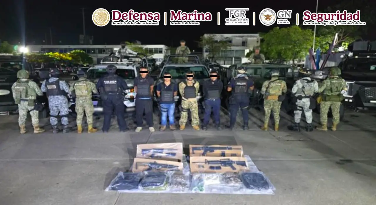 Detienen a cuatro implicados en cobro de piso en Tabasco