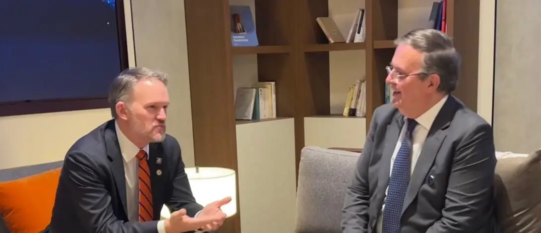 Marcelo Ebrard y Jamieson Greer