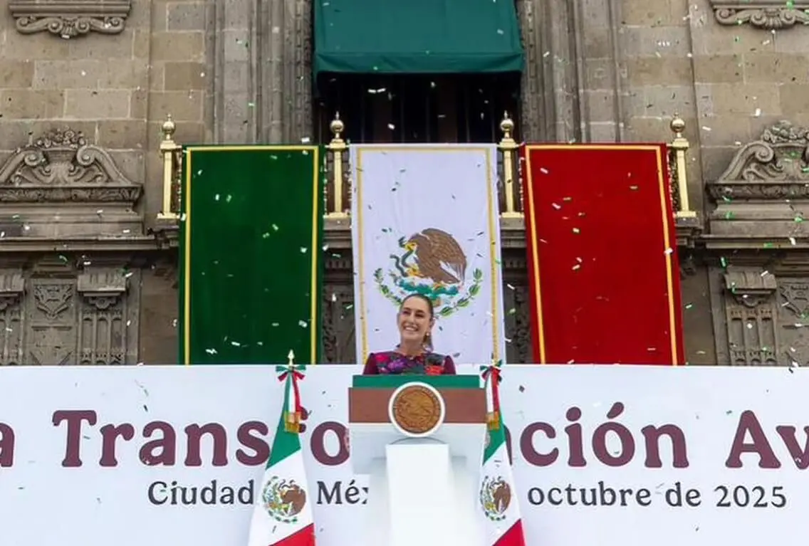 Claudia Sheinbaum en su informe de primer año de Gobierno