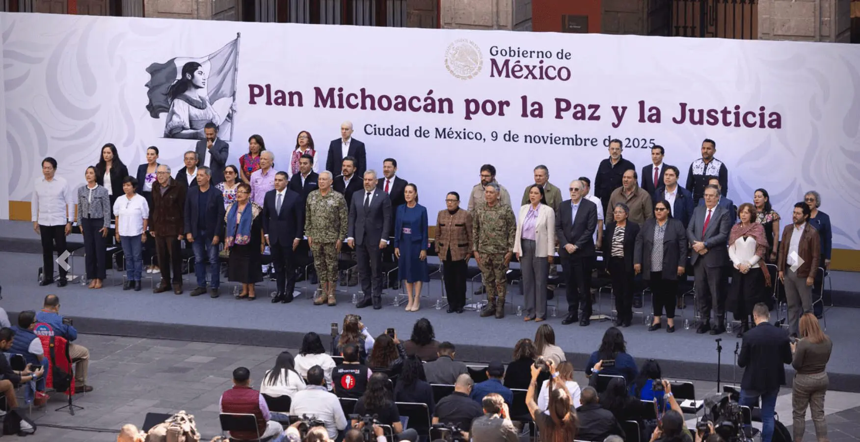 Presenta Sheinbaum Plan Michoacán por la Paz y la Justicia