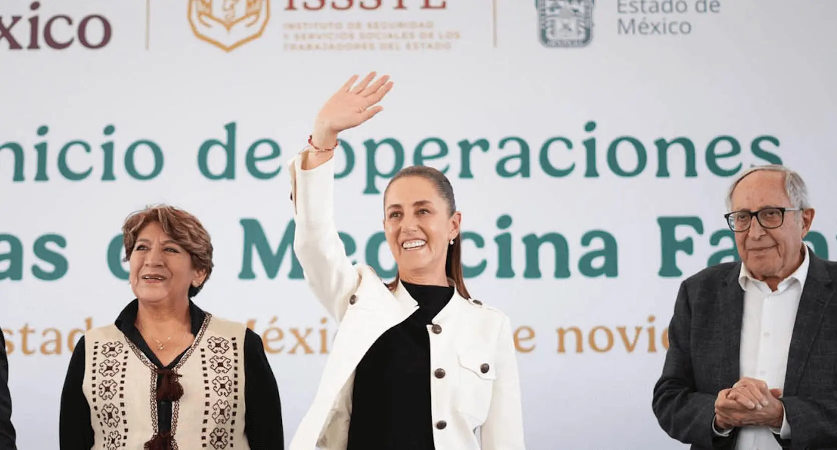 Sheinbaum inaugura clínicas del Issste en Tecámac