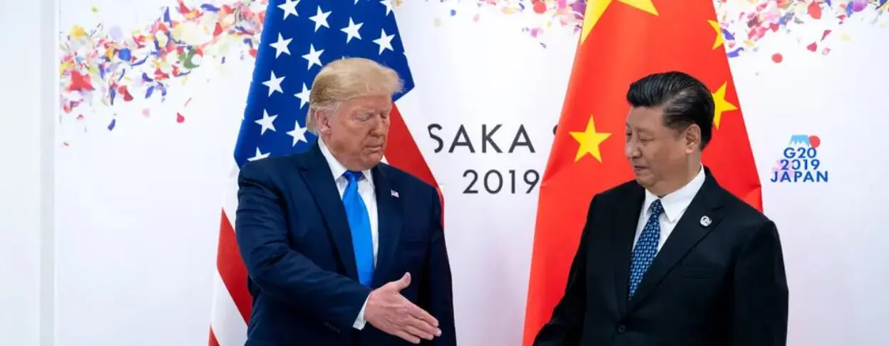 Two leaders shaking hands at G20 summit