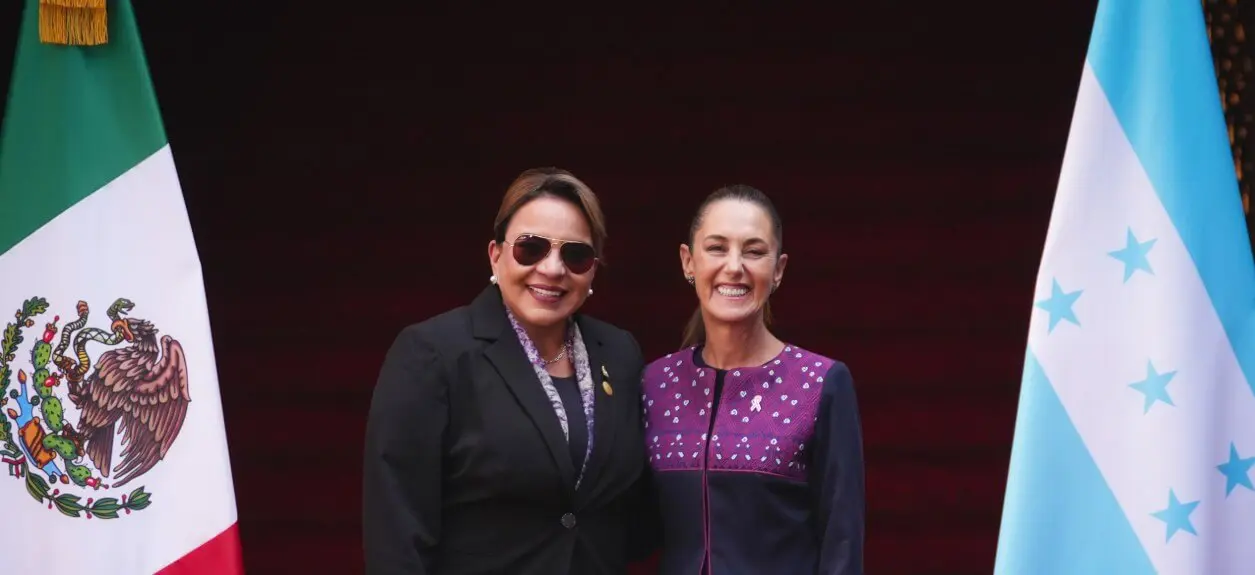 Claudia Sheinbaum y Xiomara Castro