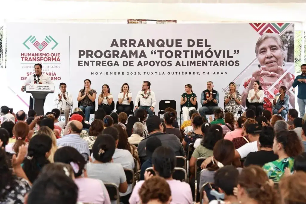 Audience at food aid program launch event