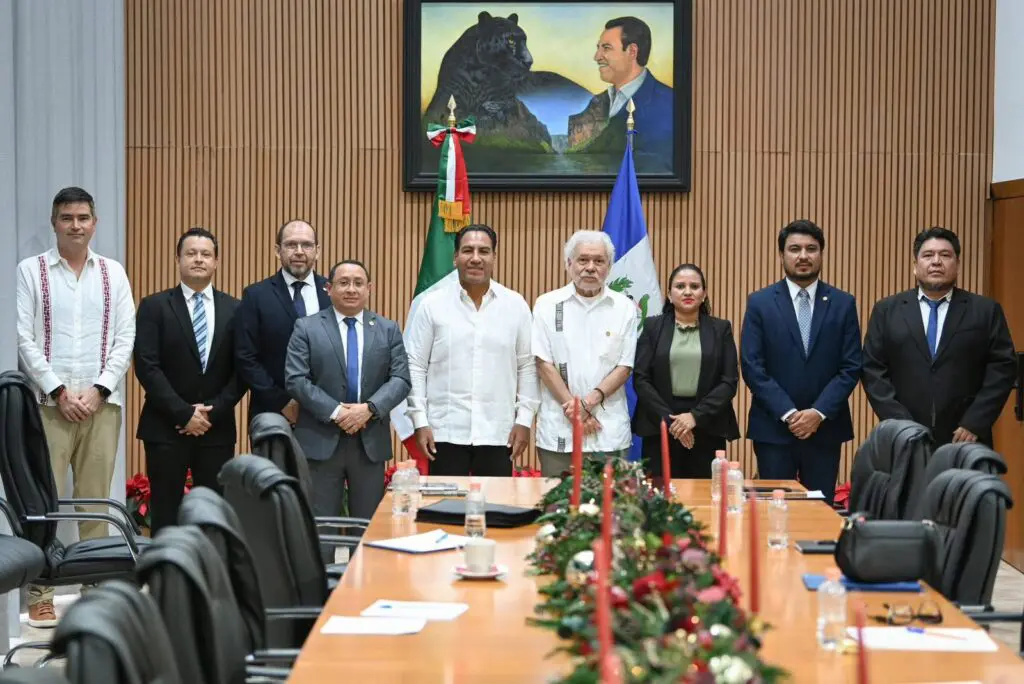 Reunión entre Chiapas y Guatemala sobre cooperación binacional