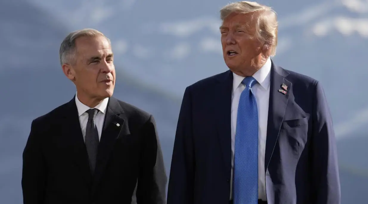 Mark Carney y Donald Trump