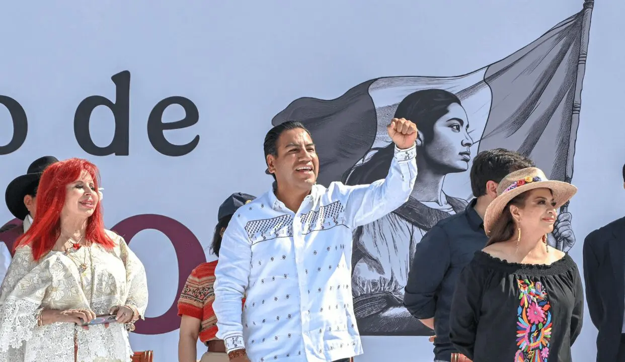 Eduardo Ramírez Aguilar en celebración por los siete años de la Cuarta Transformación.