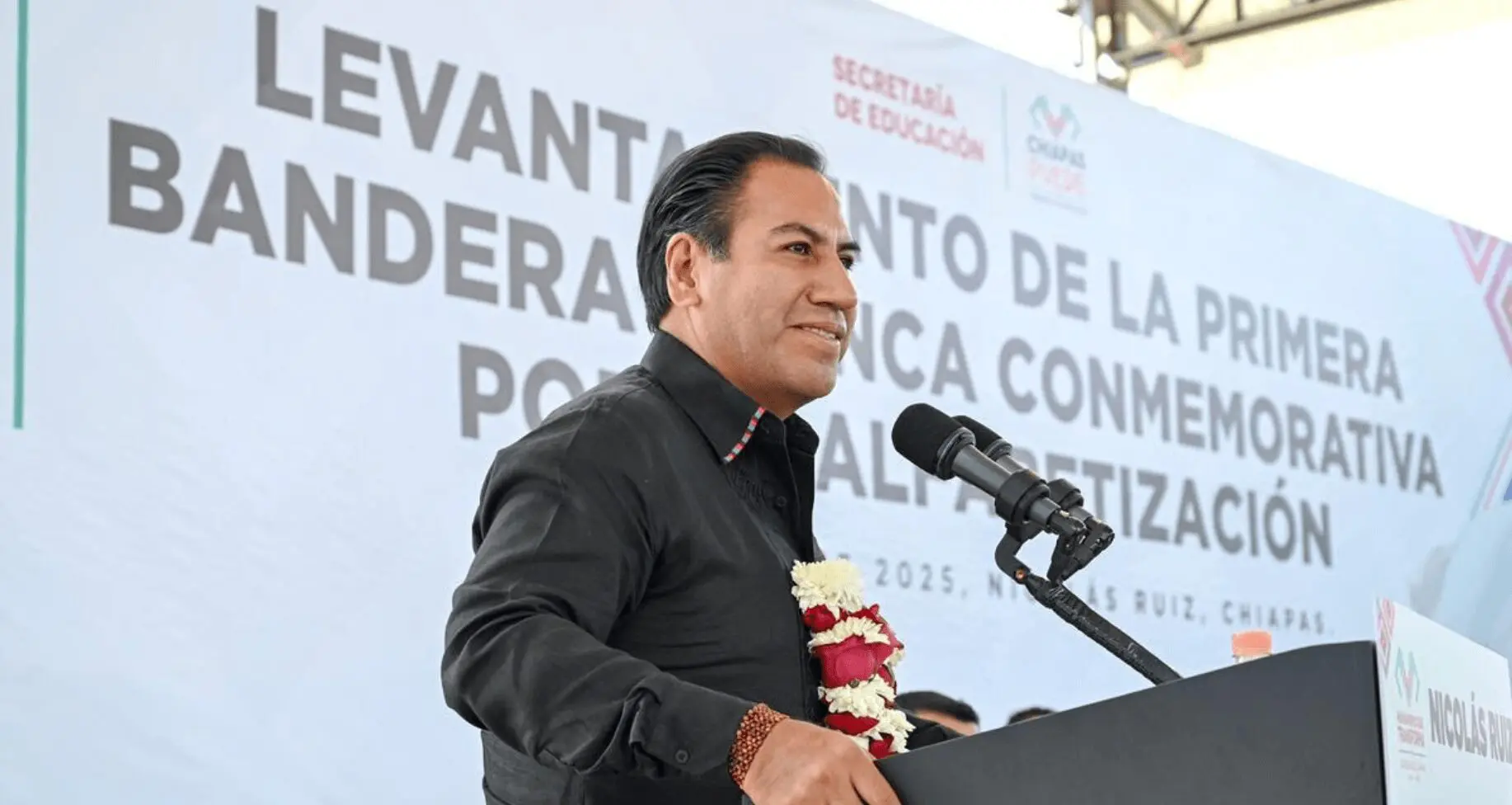 Municipio de Nicolás Ruiz declarado libre de analfabetismo en Chiapas
