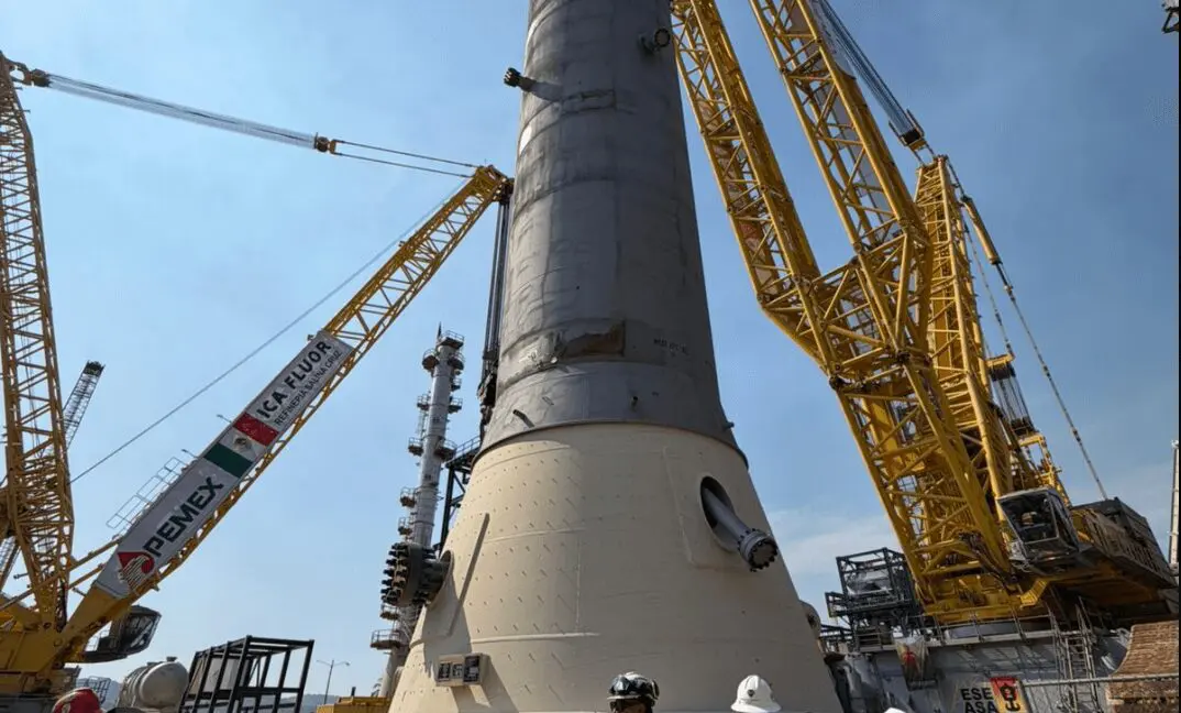 Infraestructura energética en Tula durante proceso de modernización