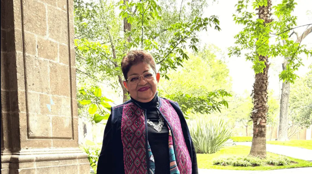 Ernestina Godoy durante un mensaje institucional sobre el trabajo de la Fiscalía General de la República