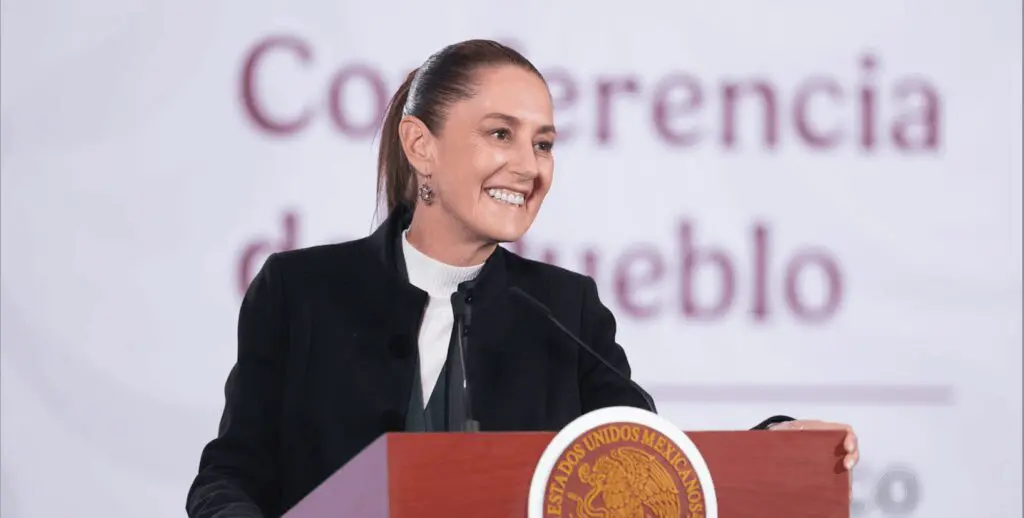 Sheinbaum encabeza aprobación en América Latina durante la mañanera del 23