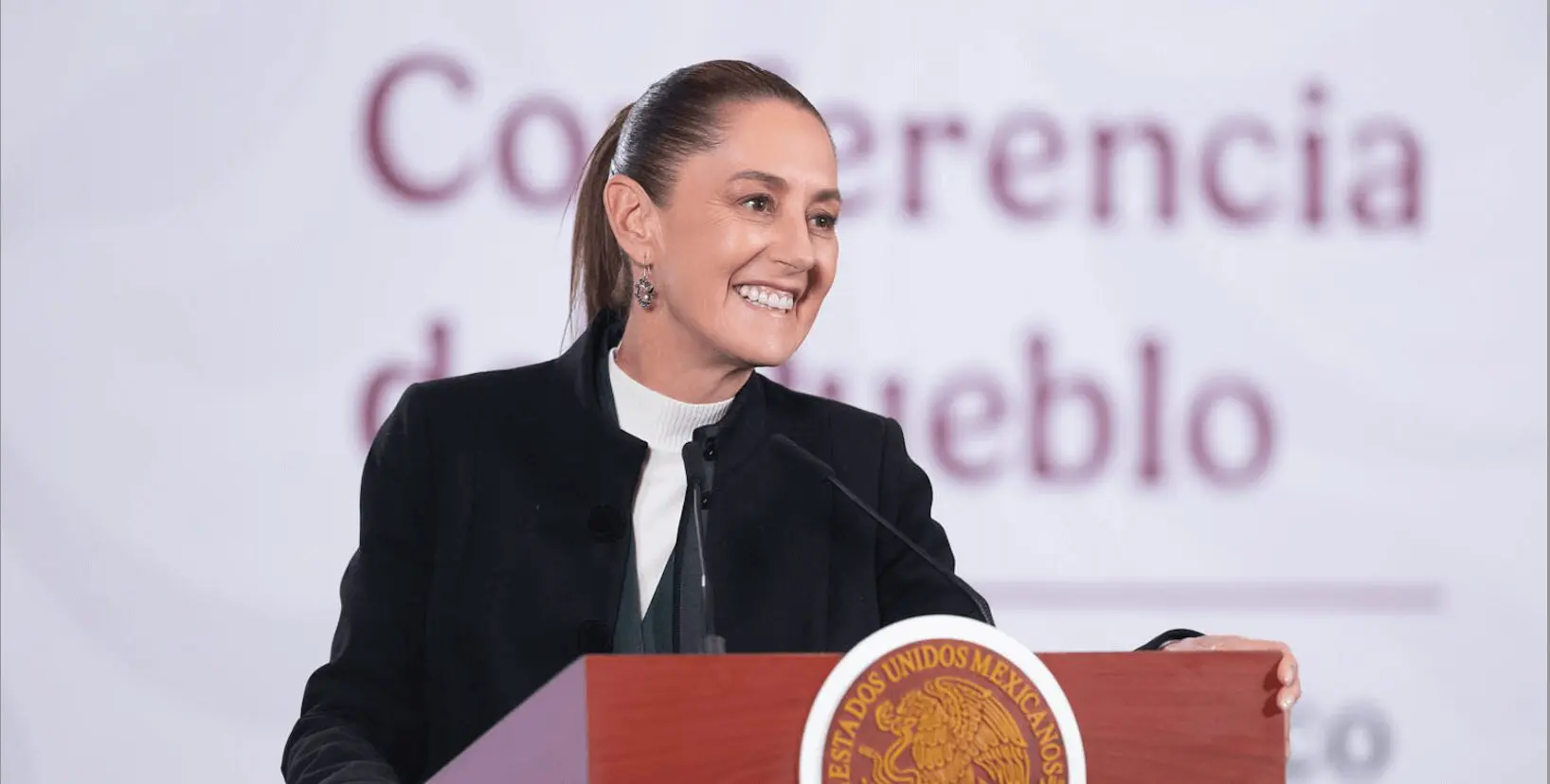 Sheinbaum encabeza aprobación en América Latina durante la mañanera del 23