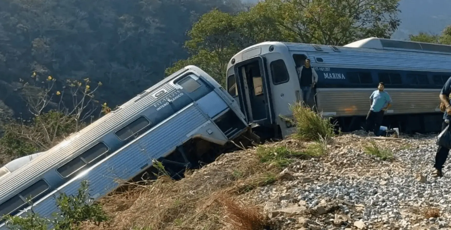 Autoridades federales coordinan atención tras descarrilamiento del Tren Transístmico