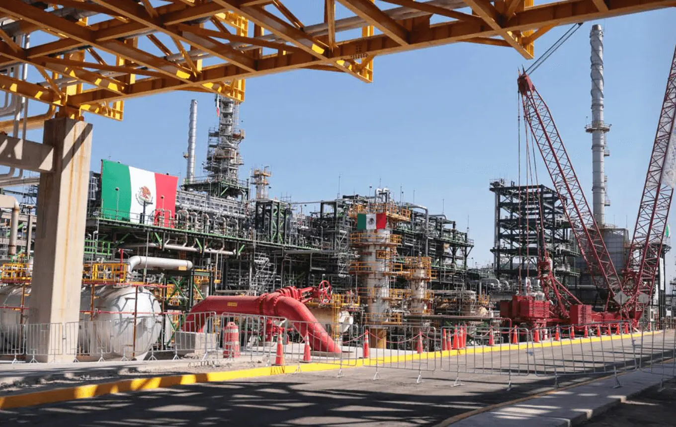 Mexican petrochemical plant under construction