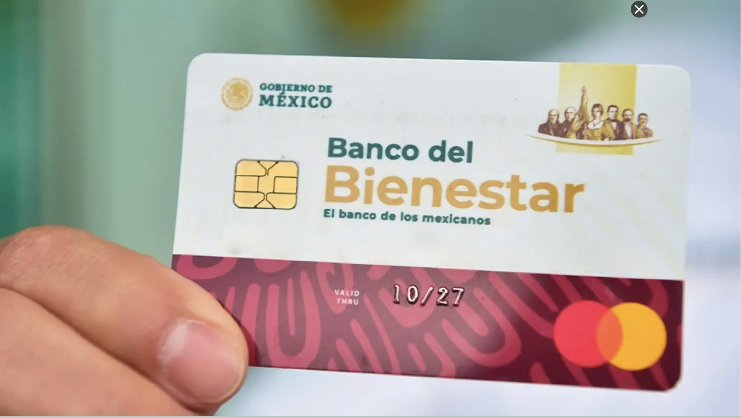 Tarjeta del Bienestar para programas sociales