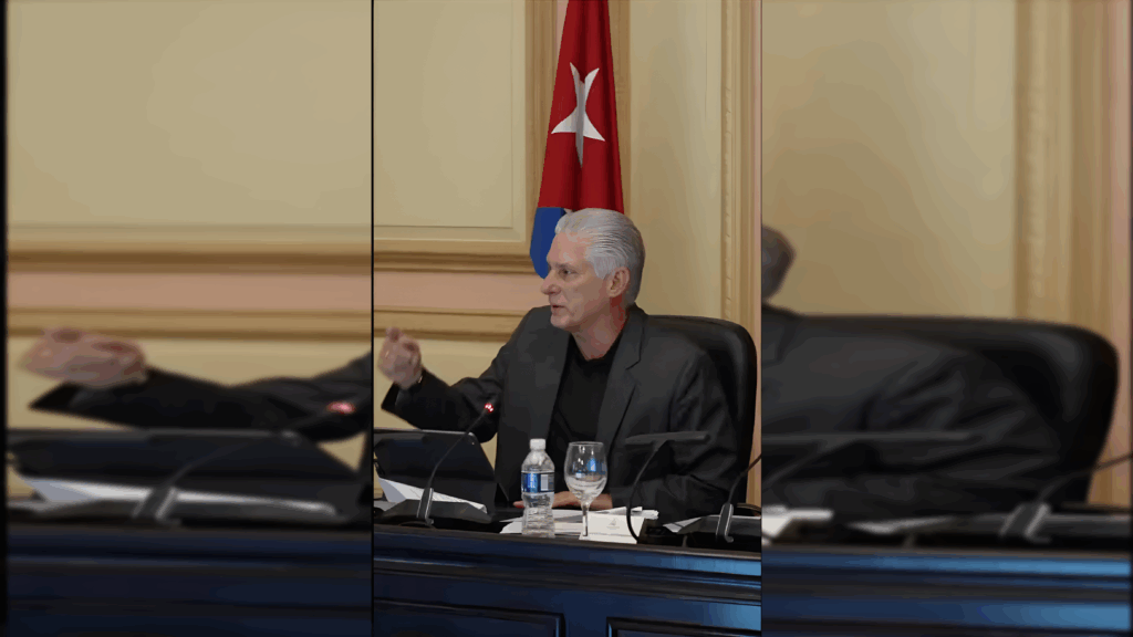 Miguel Díaz-Canel presidente de Cuba imagen de archivo