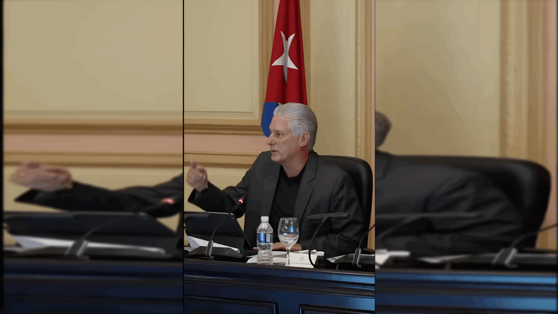 Miguel Díaz-Canel presidente de Cuba imagen de archivo