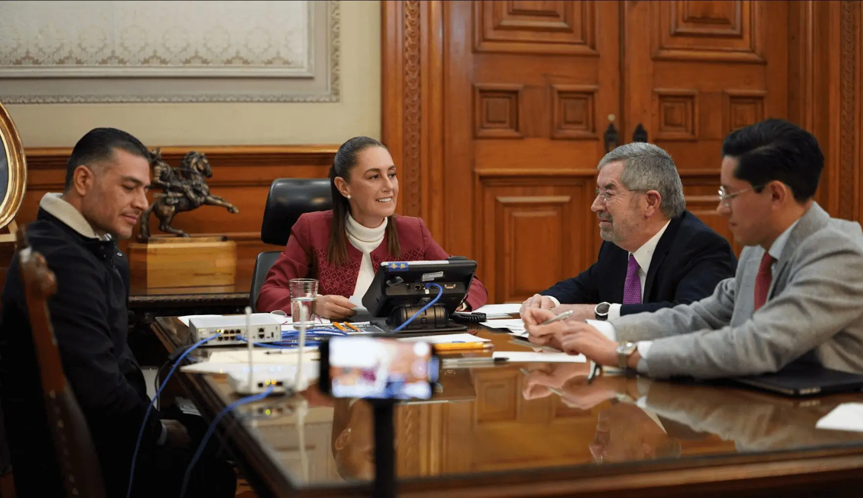 Reafirma Sheinbaum ante Trump cooperación sin subordinación en seguridad y comercio