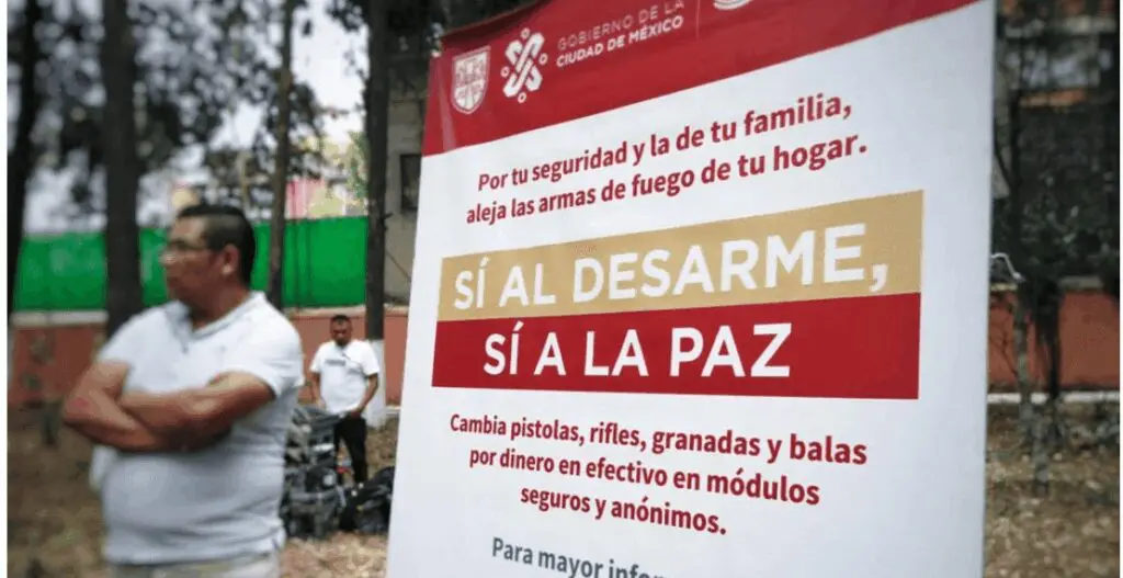 Programa Sí al Desarme, Sí a la Paz lineamientos DOF