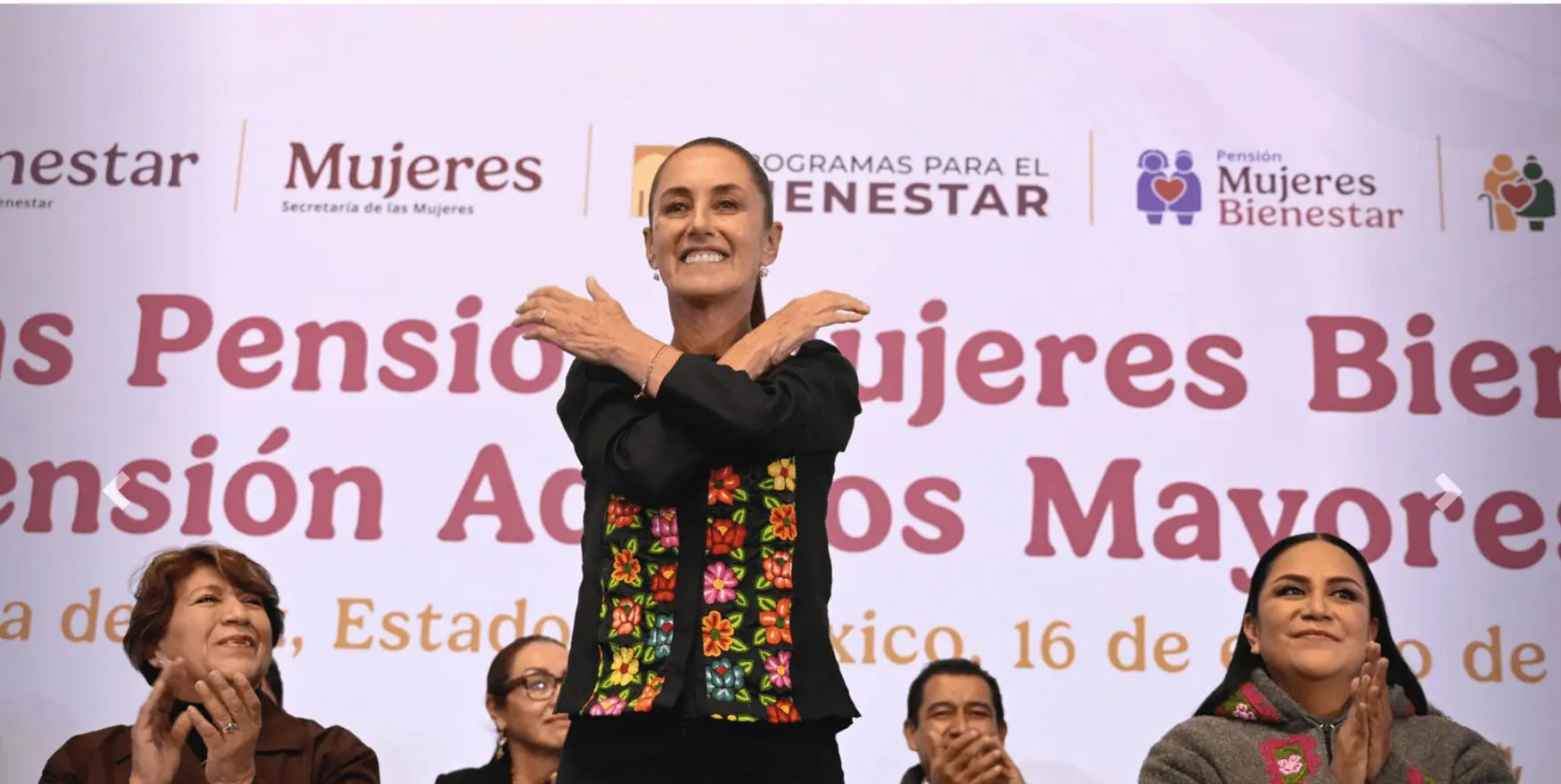Sheinbaum y Delfina Gómez encabezan evento del Plan Oriente en Tlalnepantla