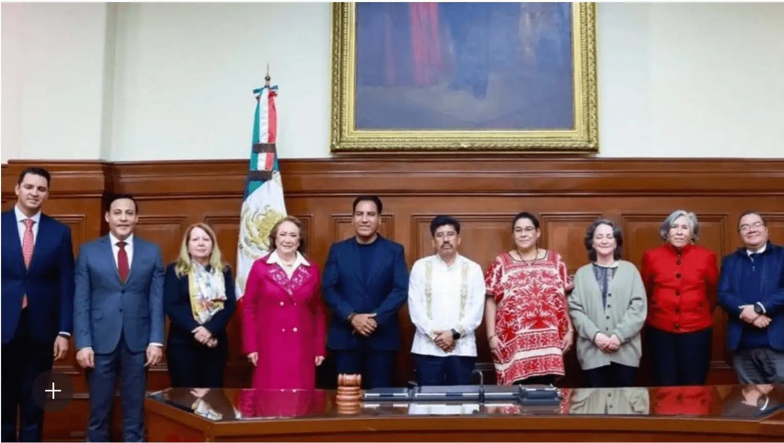 Reunión de Eduardo Ramírez con ministras y ministros de la Suprema Corte de Justicia de la Nación