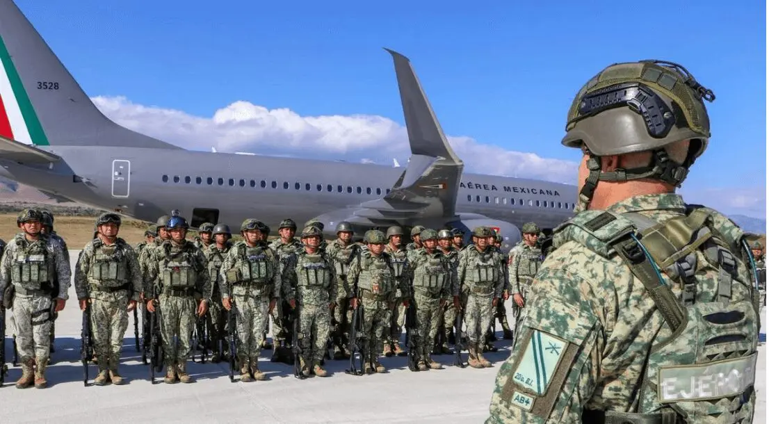 Militares del Ejército Mexicano llegan a Sinaloa para reforzar la seguridad