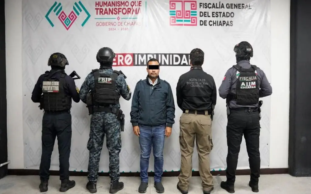Detención del alcalde de Cintalapa por presuntos vínculos con el crimen organizado en Chiapas