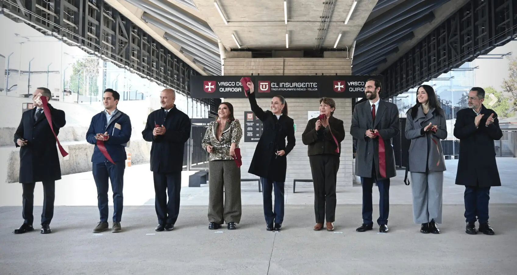 Presidenta Claudia Sheinbaum inaugura tramo Santa Fe-Observatorio del Tren El Insurgente