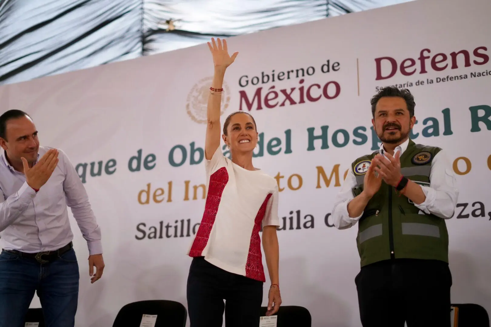 Claudia Sheinbaum encabeza el inicio de obra del Hospital Regional de Especialidades del IMSS en Saltillo, Coahuila