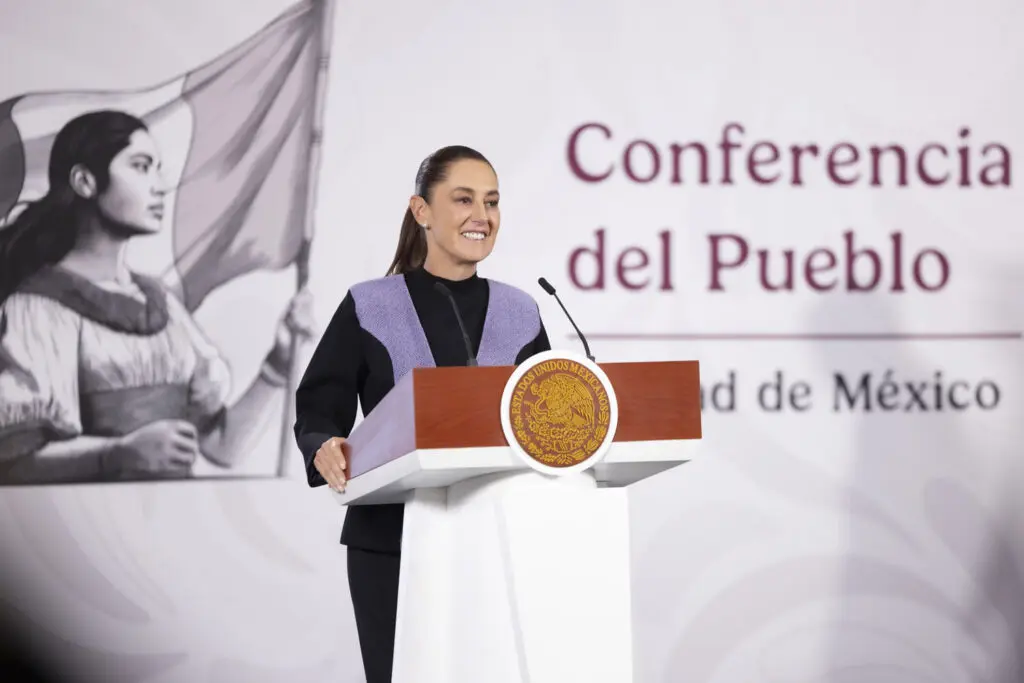 Claudia Sheinbaum en conferencia de prensa matutina