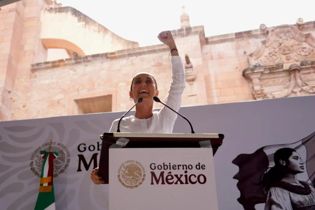 Presidenta de México defiende Golfo de México tras burlas de Donald Trump
