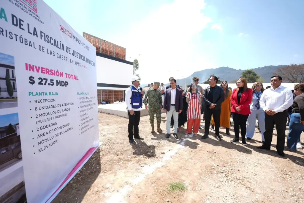 Eduardo Ramírez y Jorge Llaven recorren instalaciones de la Fiscalía de Distrito Altos