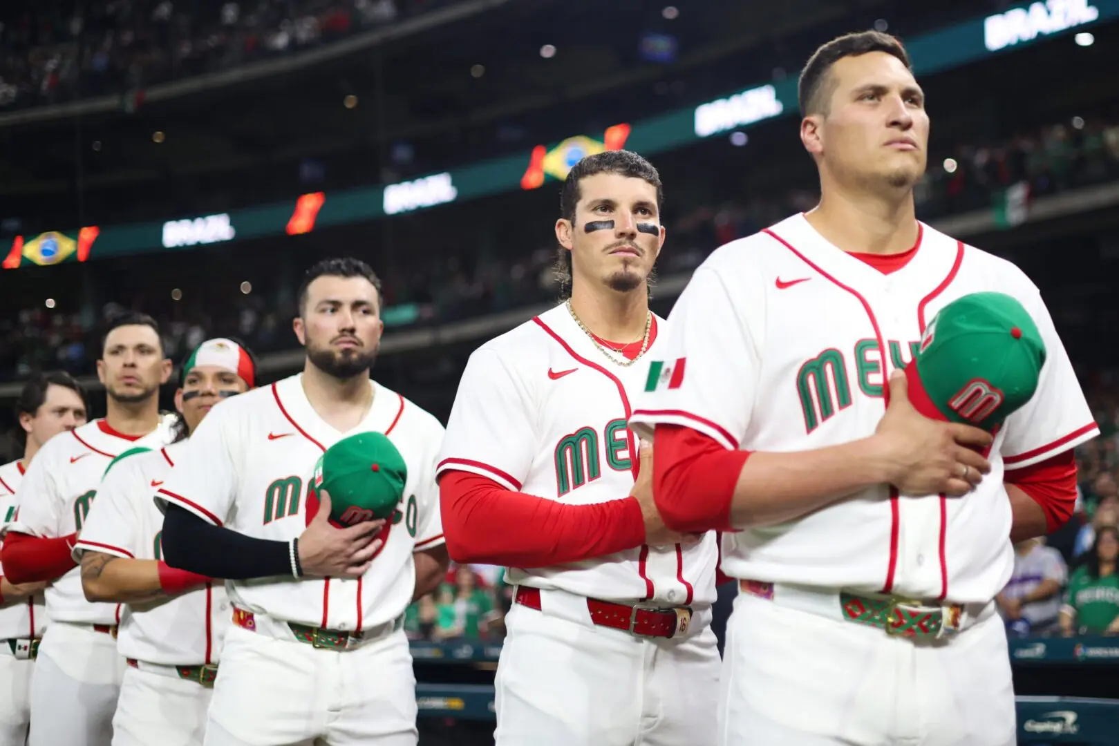 Jugadores de la Selección Mexicana de Béisbol en el Clásico Mundial de 2026.