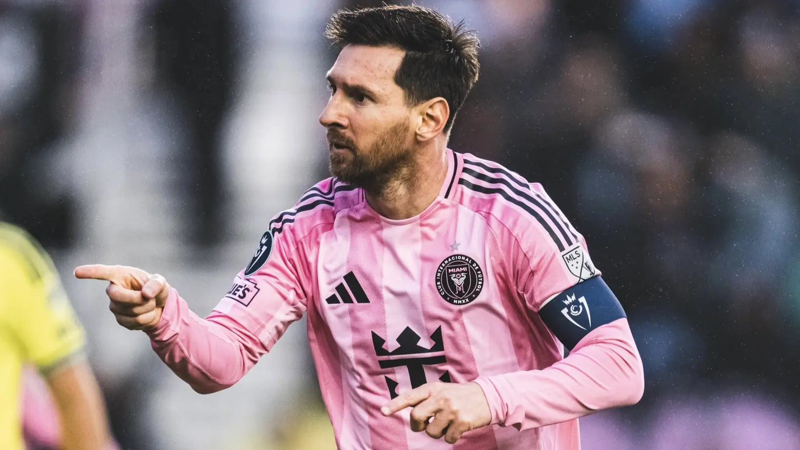 Lionel Messi en un partido de Inter Miami.