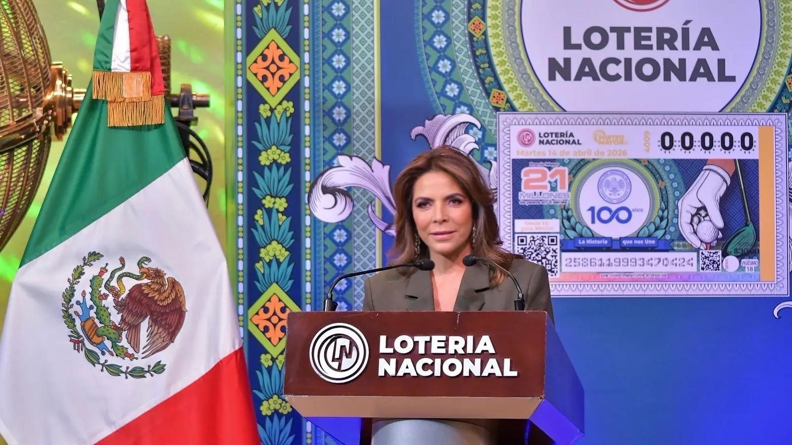 Olivia Salomón, la directora general de la Federación Mexicana de Golf.