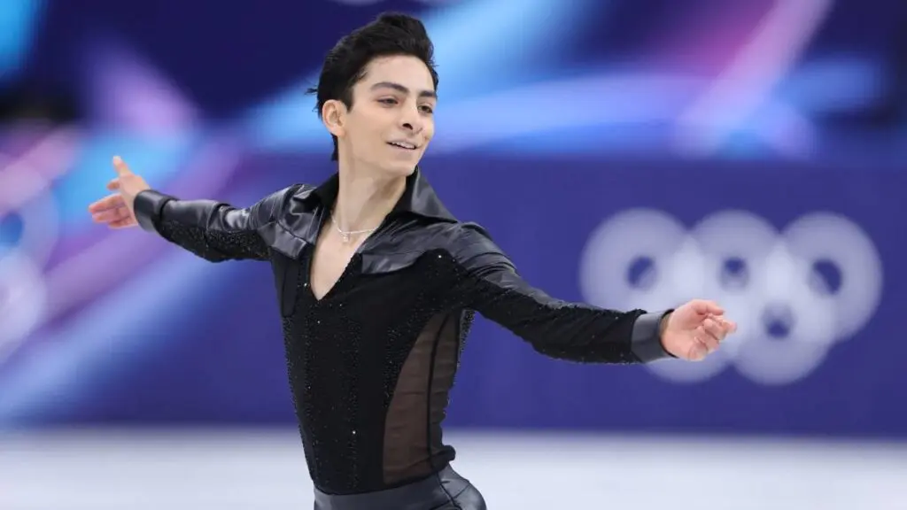 Donovan Carrillo en los Juegos Olímpicos de Invierno de Milano-Cortina.