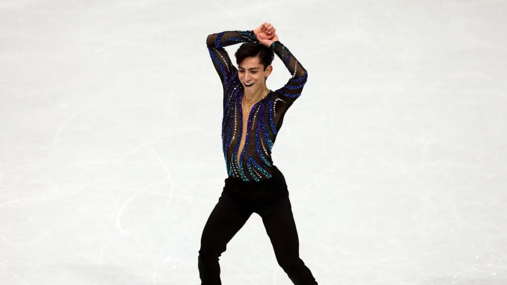 Donovan Carrillo en el Mundial de Patinaje de Praga.