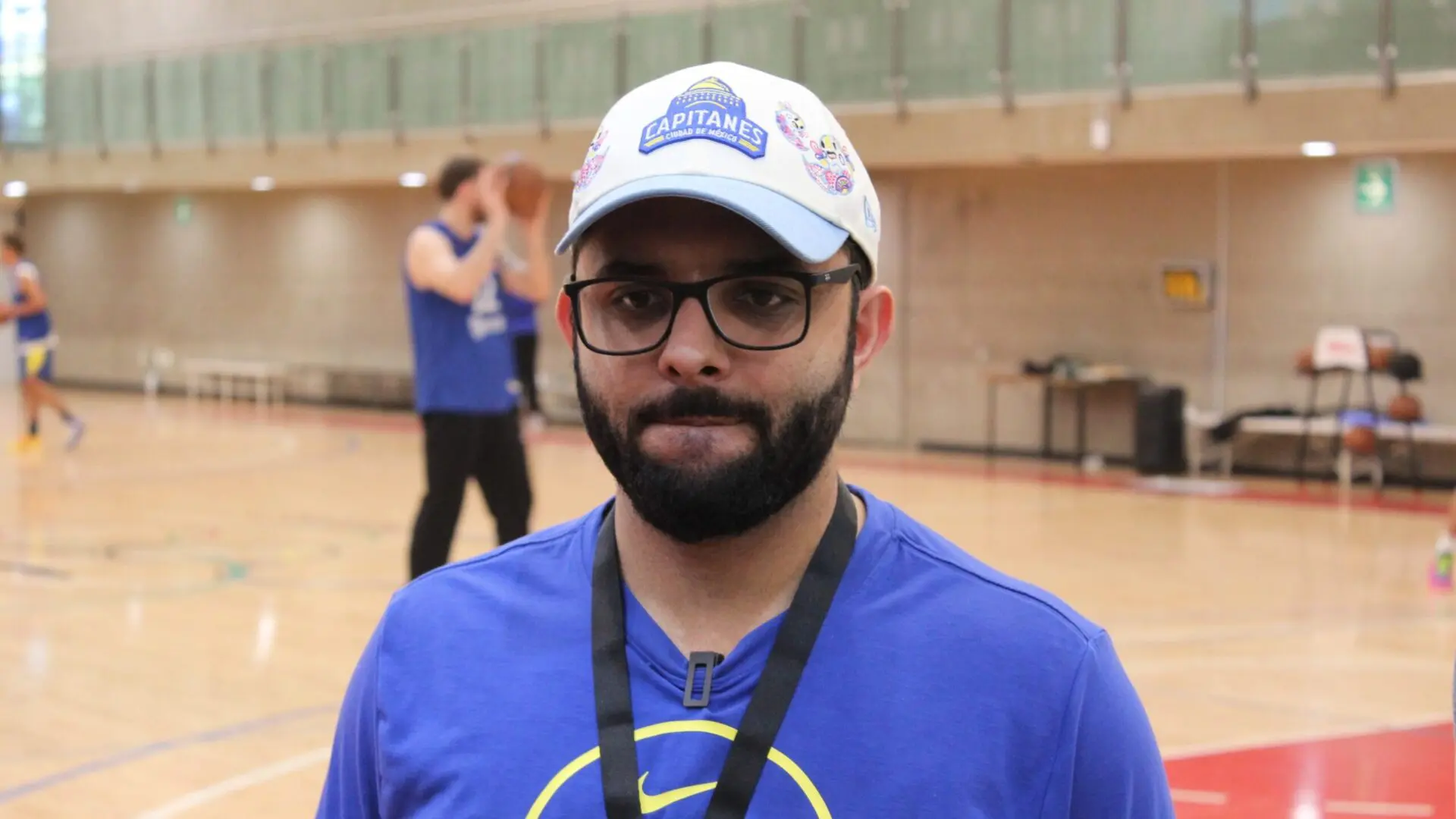 Vitor Galvani, entrenador de Capitanes de la Ciudad de México, en el Comité Olímpico Mexicano.