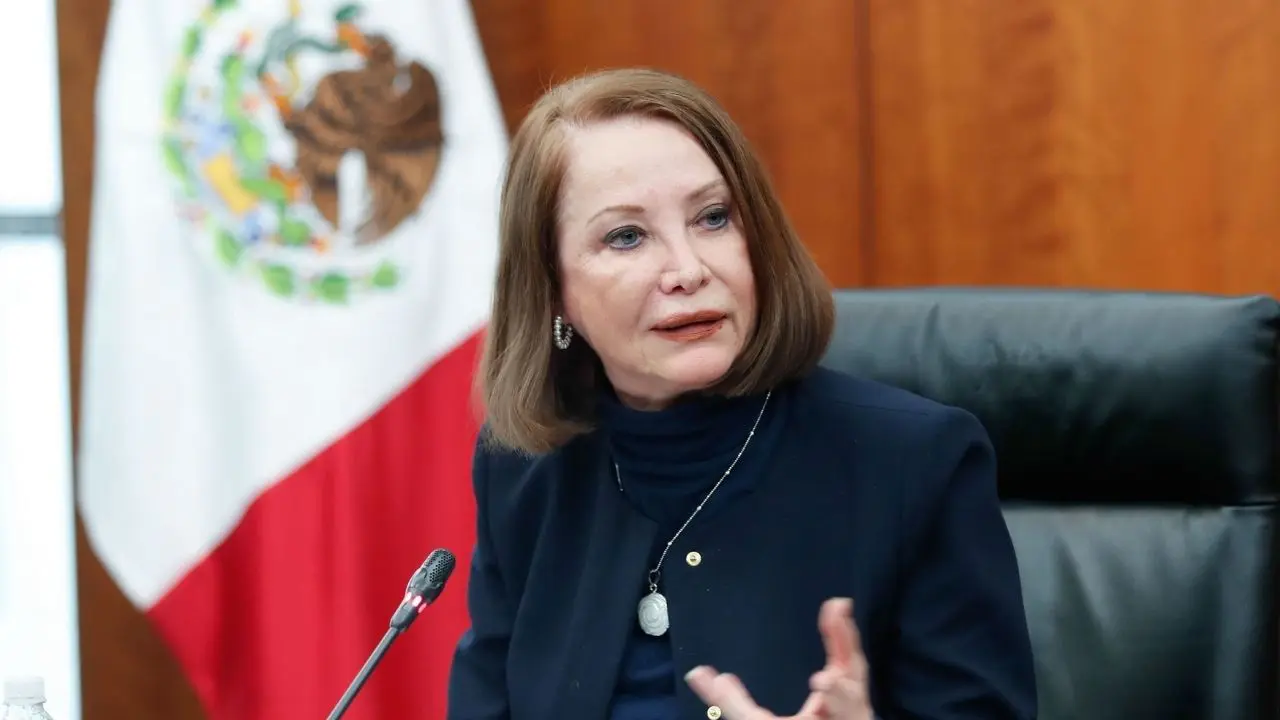 Presidenta del Senado en sesión