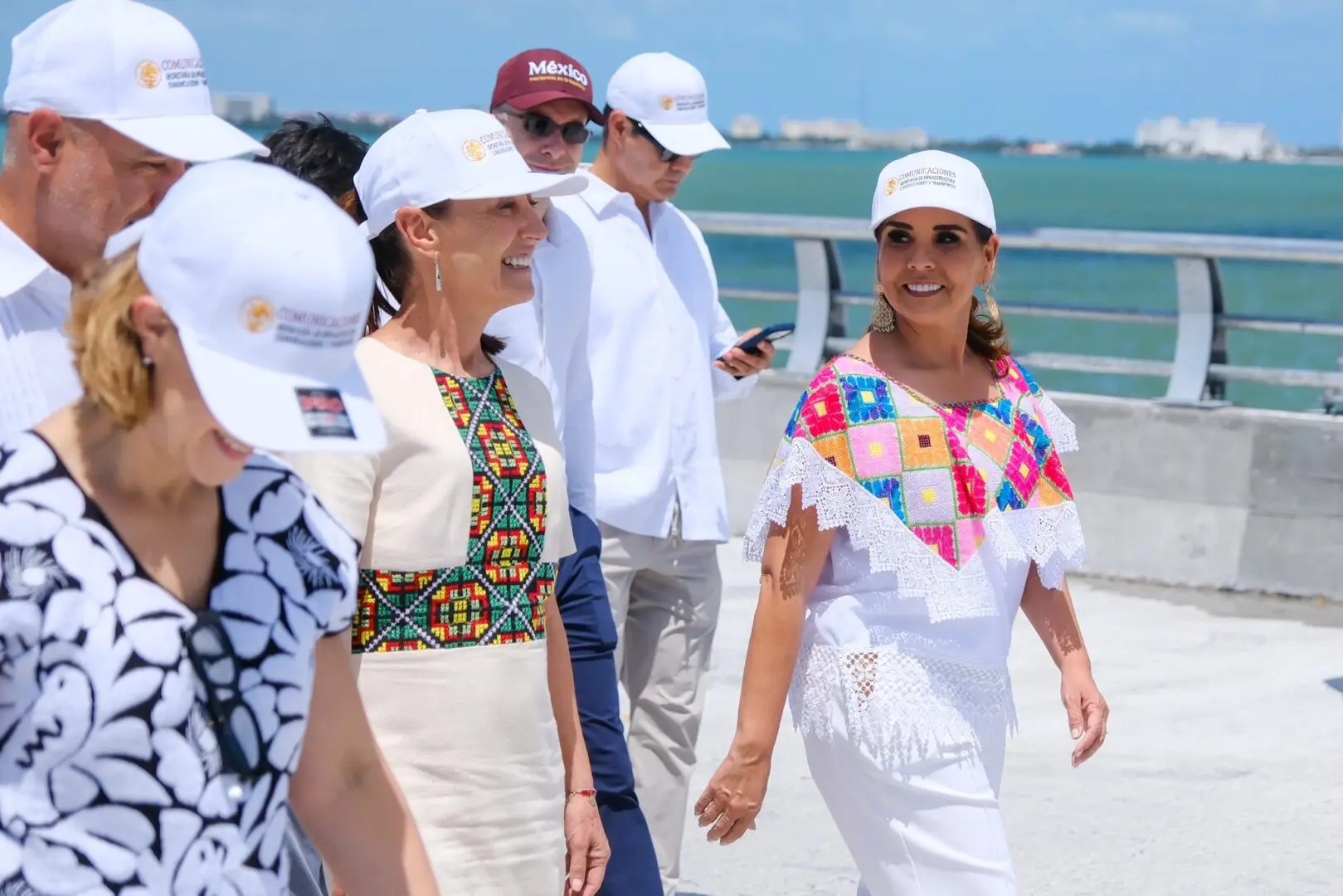 Claudia Sheinbaum y Mara Lezama en Quintana Roo.