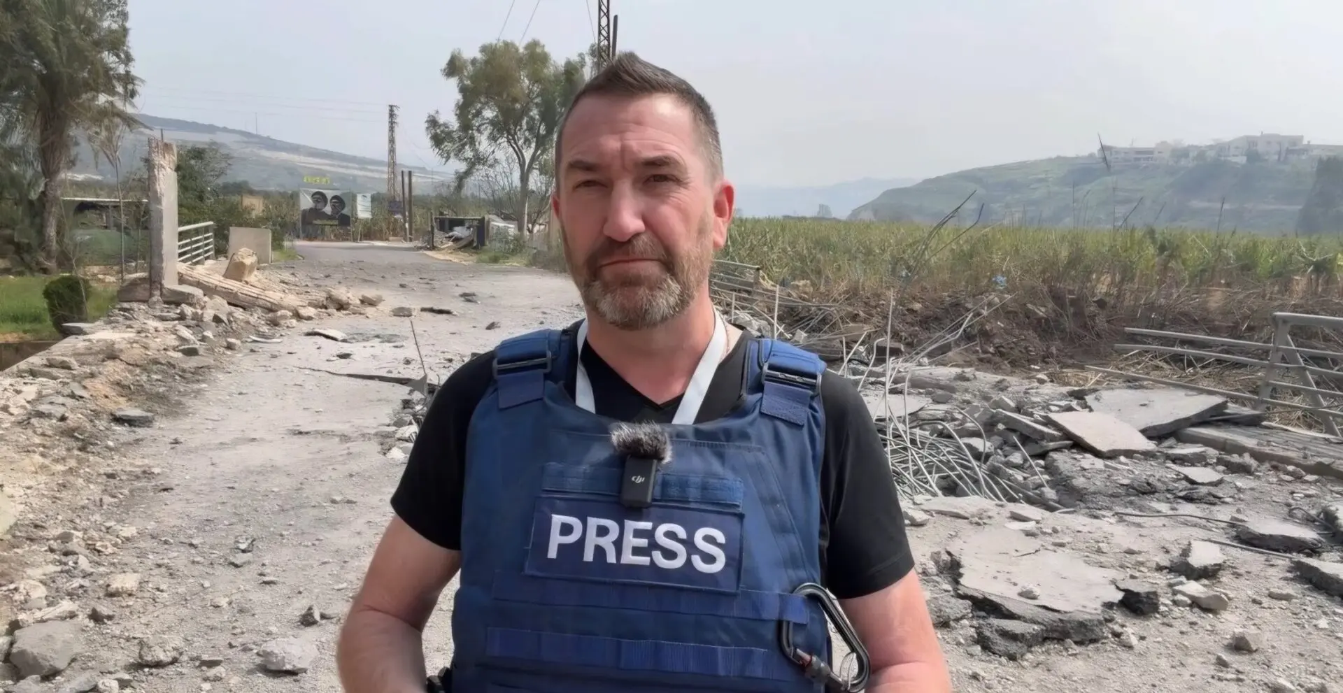 Steve Sweeney reporta desde zona de guerra