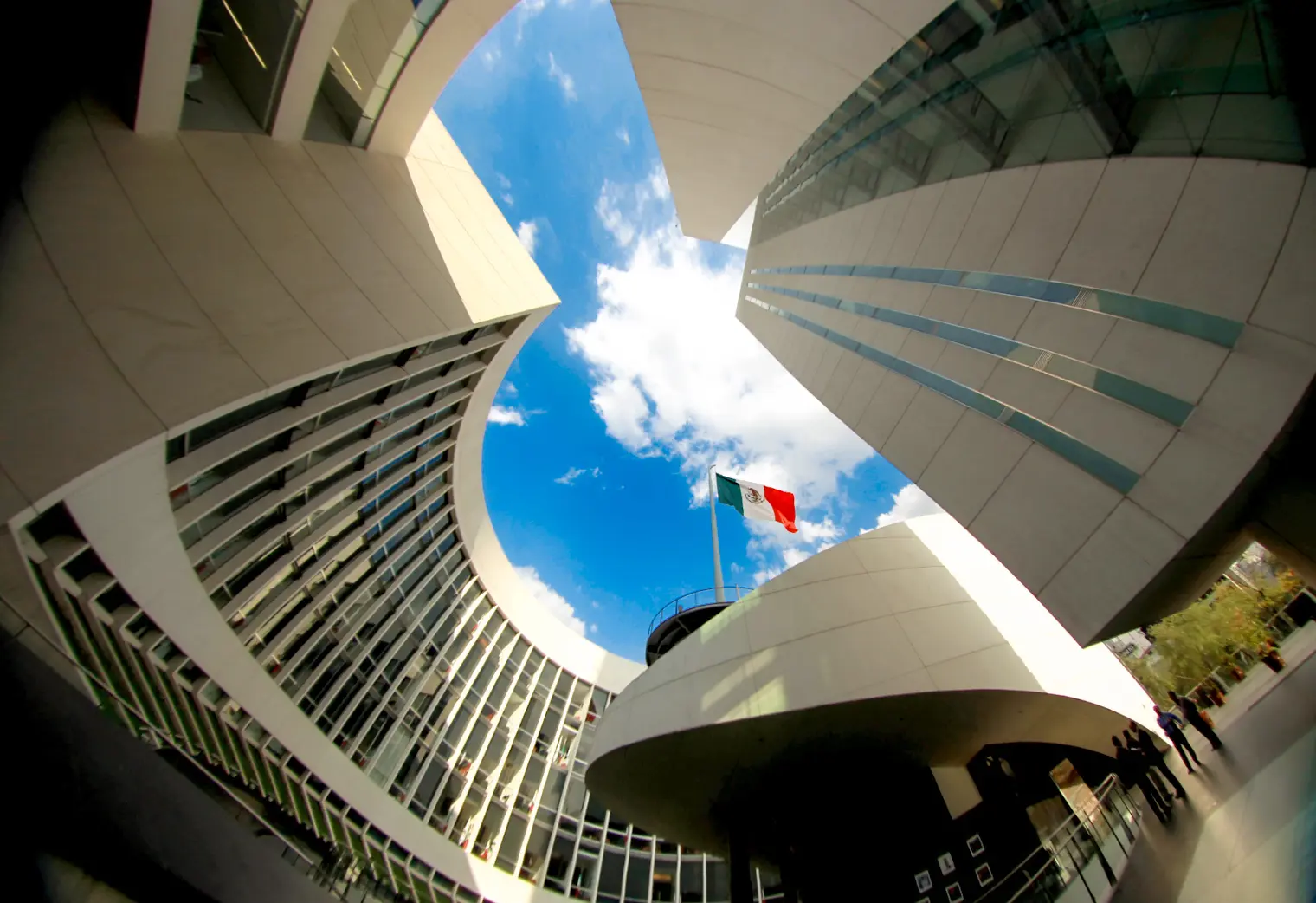 Edificio del Senado en México.