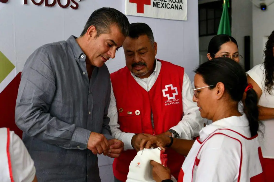 Convoca Yamil Melgar a contribuir a la Colecta Anual de la Cruz Roja