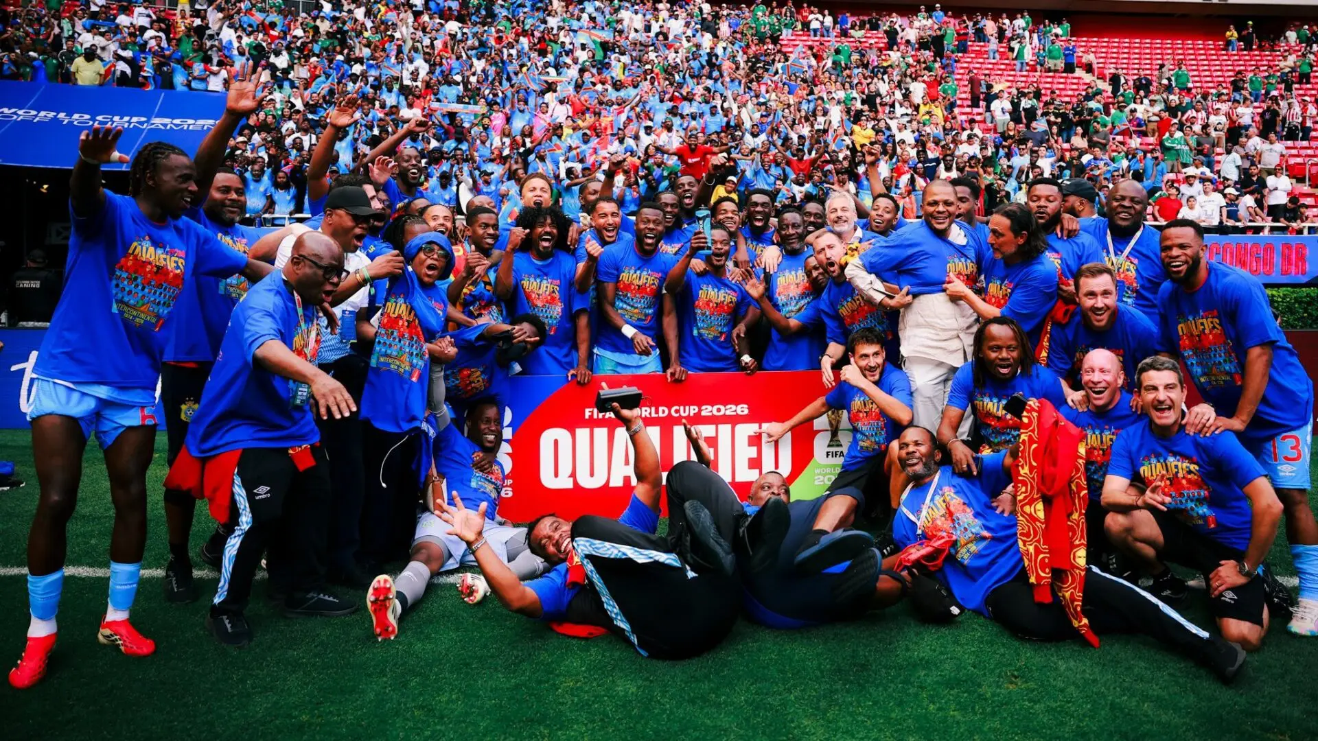 RD Congo avanza al Mundial y festeja en el Estadio Akron.