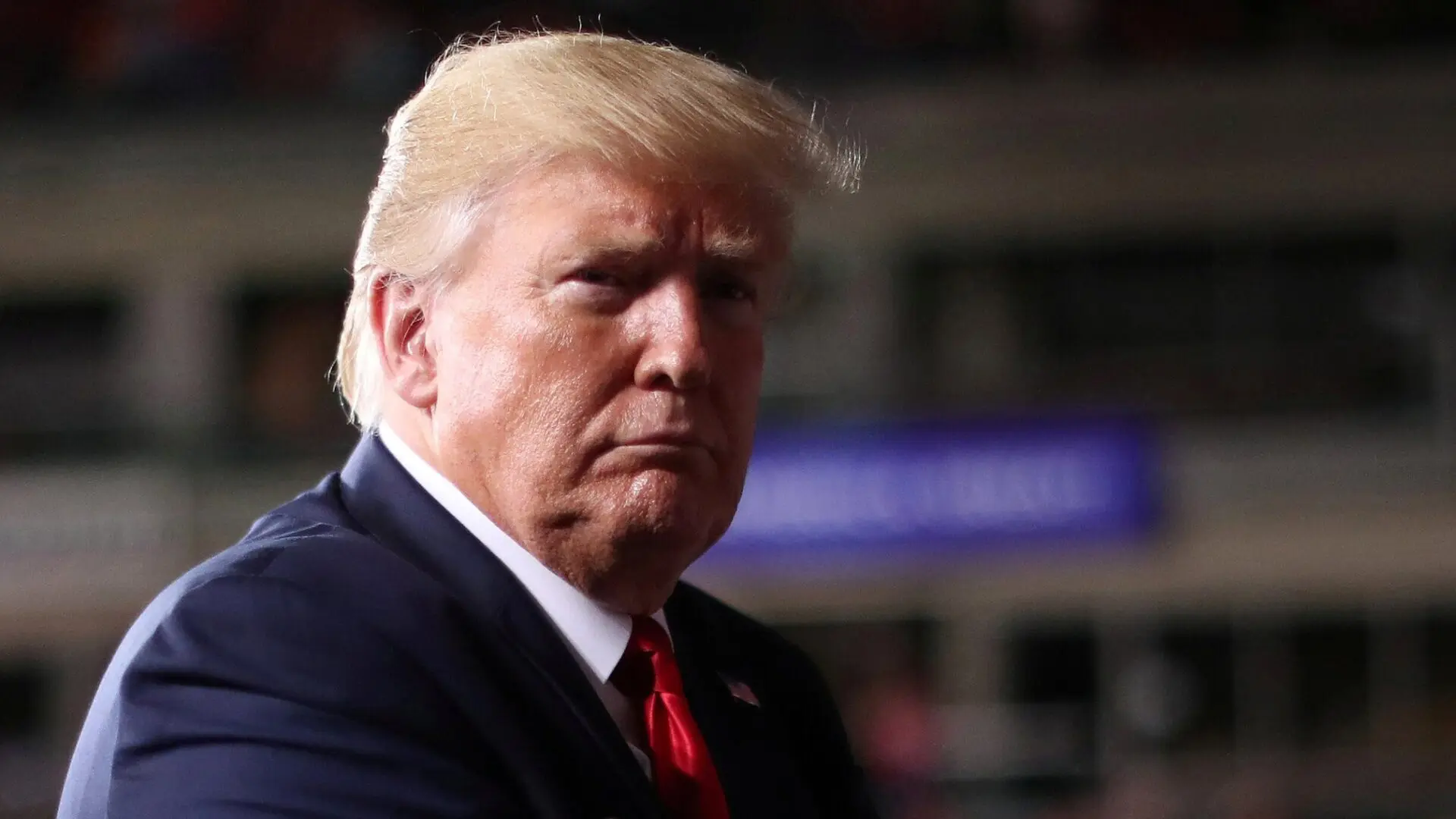 Donald Trump en un evento público