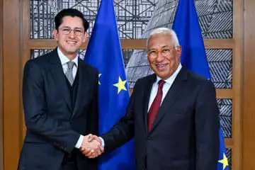 Canciller Roberto Velasco termina gira en Bélgica; alista nuevo tratado comercial con UE