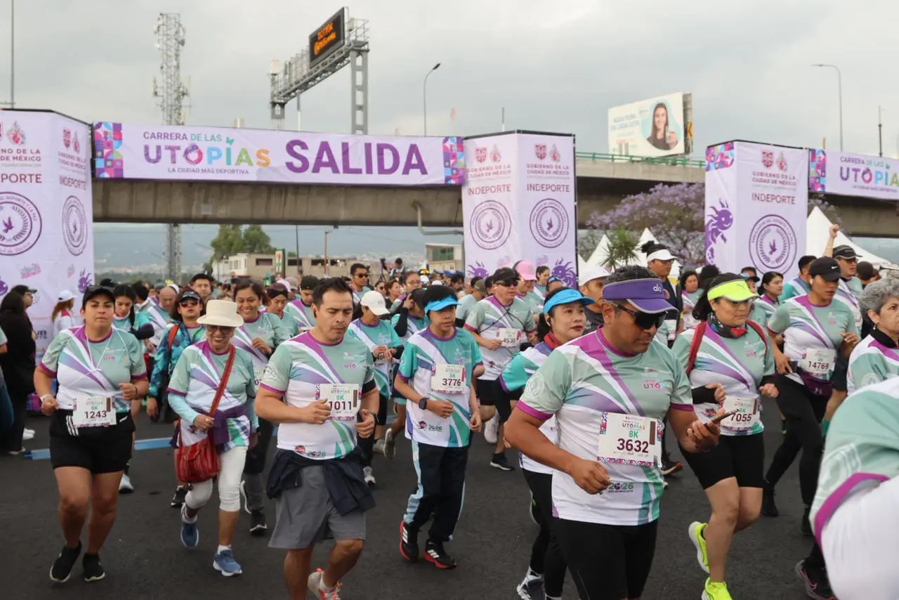 Segunda carrera Utopías congrega a 10 mil personas