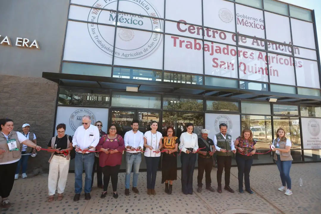Gobierno de México inaugura nuevo centro de atención para trabajadores agrícolas